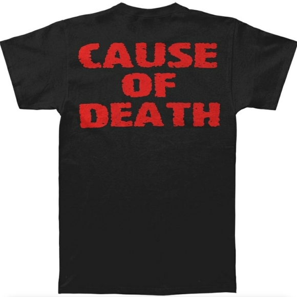 Obituary Cause of Death Double-sided Album Shirt - Picture 2 of 2